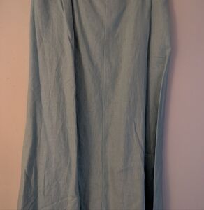 Talbots Light Blue A-Line Skirt